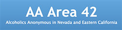 logo nevada area 42 alcoholics anonymous